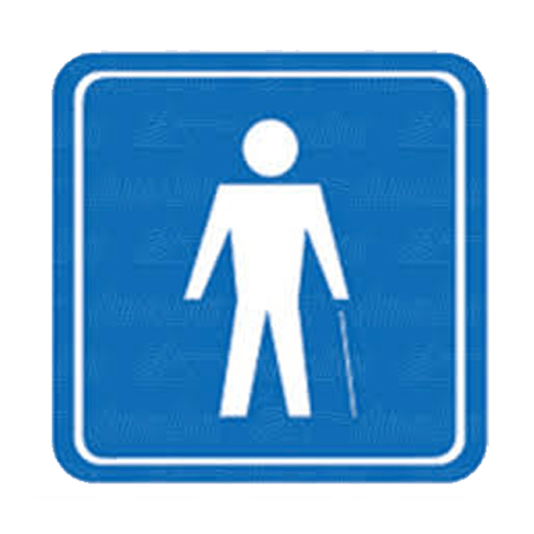 ADHESIVO PLAZA MOVILIDAD REDUCIDA 165x165mm