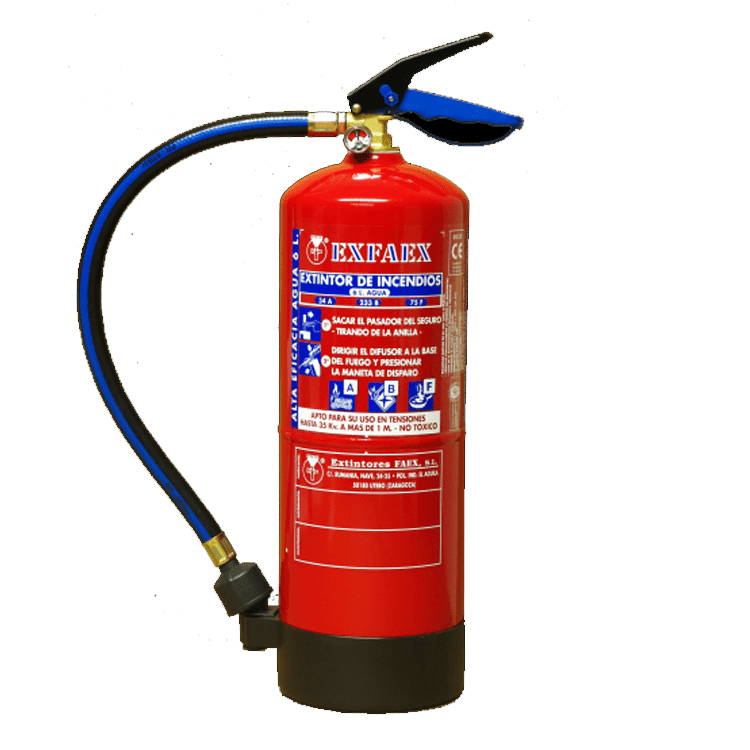 EXTINTOR 6 Kg AGUA 27A-233B-75F