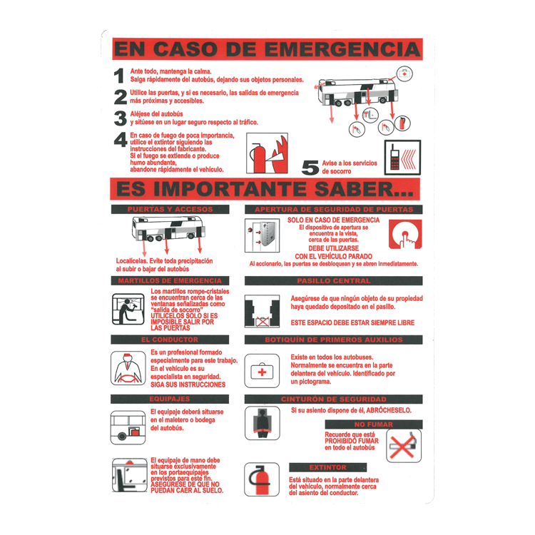 ADHESIVO DIRECTRICES EMERGENCIAS 200x284mm