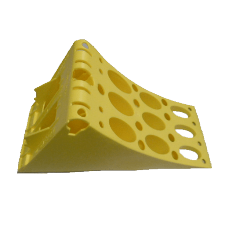 CALZO RUEDA VEHICULO INDUSTRIAL 390x160x193mm AMARILLO