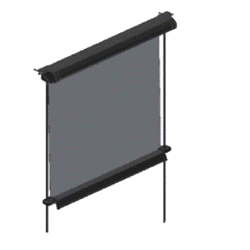 CORTINA MANUAL HASTA 1000x1000mm CON TIRADOR