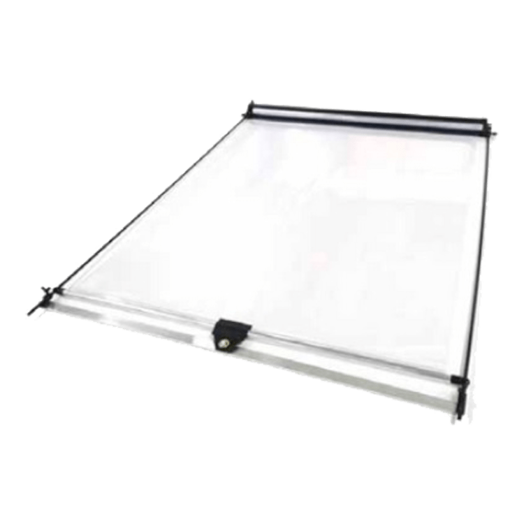 CORTINA MANUAL TRANSPARENTE 600x1500mm - COVID