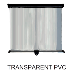 CORTINA MANUAL TRANSPARENTE 800x1500mm - COVID