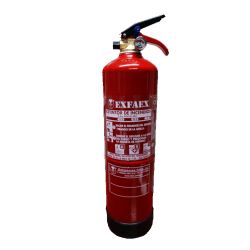 EXTINTOR 3 Kg POLVO ABC 13A-89B-C ETIQUETA INGLES