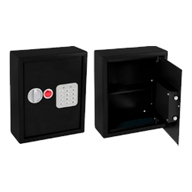 CAJA FUERTE CON LLAVE Y COMBINACION 300x365x125mm