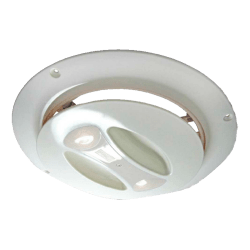 OBTURADOR GIRATORIO BLANCO 280mm C/LUZ 12V