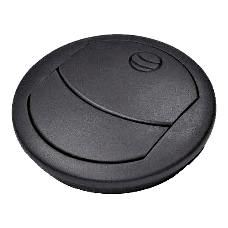 DIFUSOR AIRE REDONDO 73/68mm NEGRO