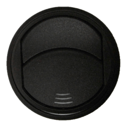 DIFUSOR AIRE REDONDO 82mm. NEGRO - 67597