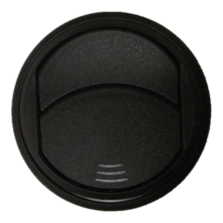 DIFUSOR AIRE REDONDO 82mm. NEGRO - 67597