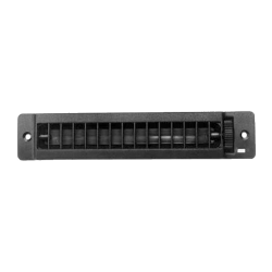 DIFUSOR AIRE OBTURABLE 201x44mm. NEGRO
