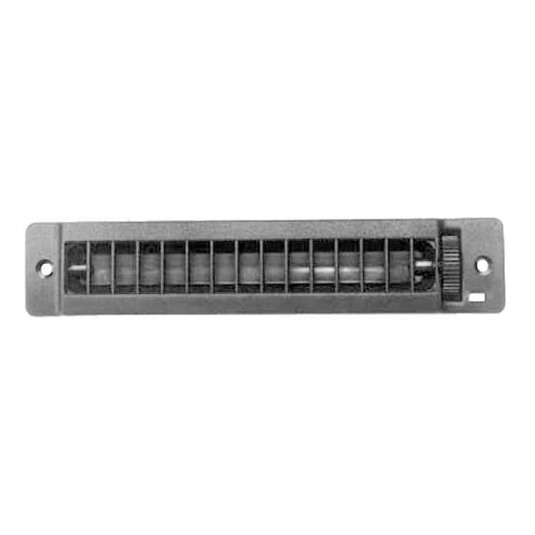 DIFUSOR AIRE OBTURABLE 201x44mm. GRIS