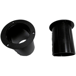 DIFUSOR AIRE REDONDO 84/68mm. NEGRO
