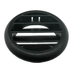 DIFUSOR AIRE REDONDO 66/55mm. NEGRO - REJILLA
