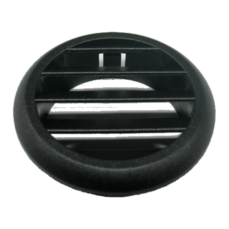 DIFUSOR AIRE REDONDO 66/55mm. NEGRO - REJILLA