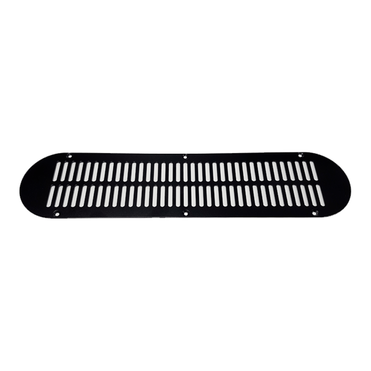 DIFUSOR AIRE 383x90mm. CHAPA NEGRA
