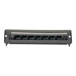 DIFUSOR AIRE OBTURABLE 163X35mm - NEGRO