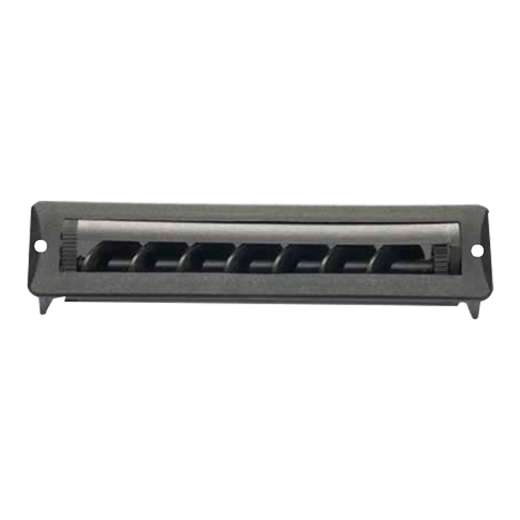 DIFUSOR AIRE OBTURABLE 163X35mm - NEGRO