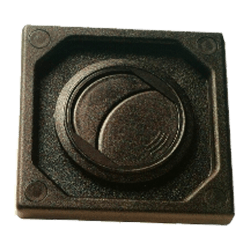 DIFUSOR AIRE 94x94mm NEGRO