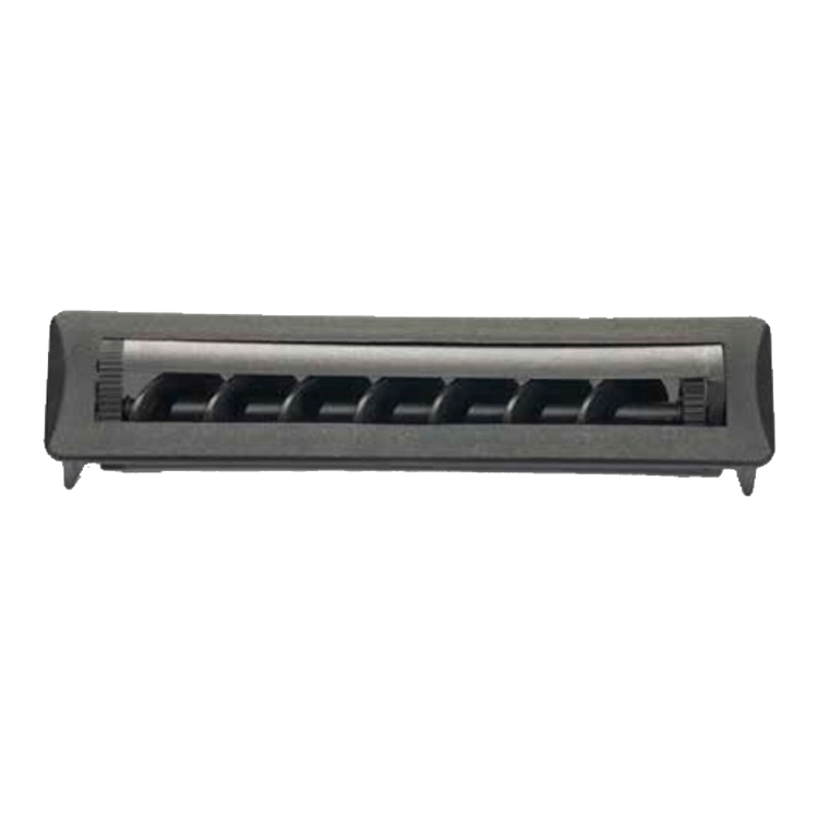 DIFUSOR AIRE OBTURABLE 170x36mm. NEGRO