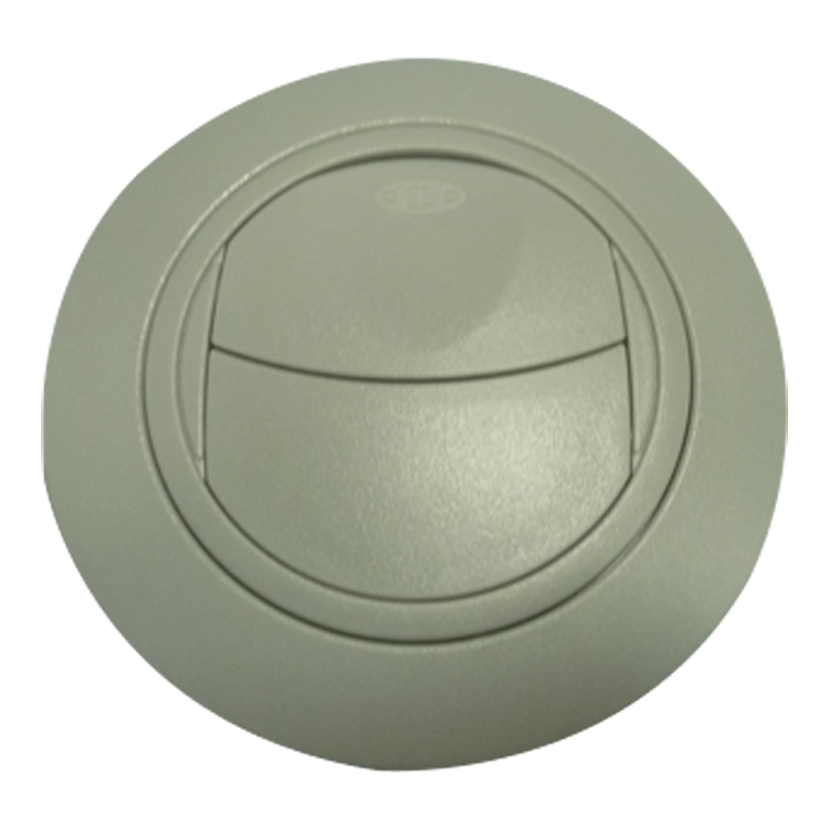 DIFUSOR AIRE REDONDO 101/75mm Espesor 6-5-2mm GRIS RAL7004