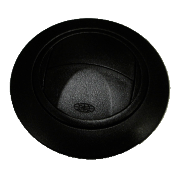 DIFUSOR AIRE REDONDO 101/75mm Espesor 6-5-2mm NEGRO