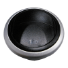 DIFUSOR AIRE REDONDO 84/76mm PLATA/NEGRO