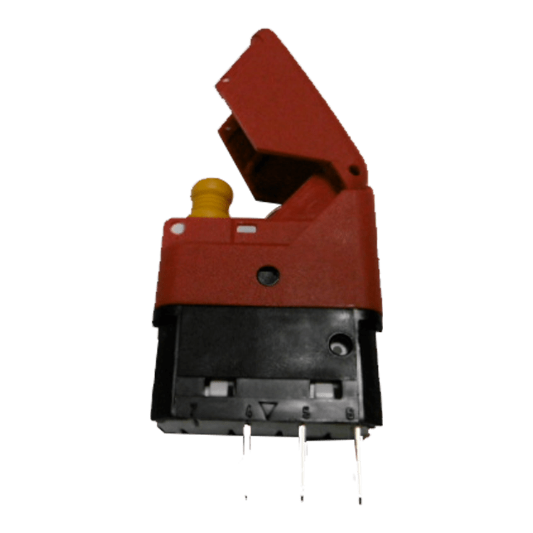 INTERRUPTOR EMERGENCIA ROJO CON TAPA SEGURIDAD SIN SIMBOLO
