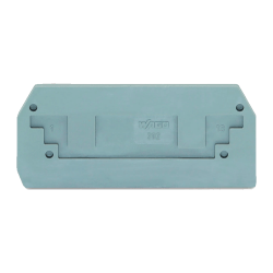 TAPA FINAL WAGO SERIE 282 GRIS 6mm