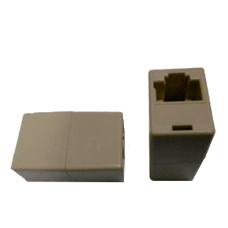 CONECTOR HEMBRA DOBLE AEREA RJ45