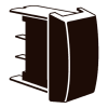TAPA HUECO INTERRUPTOR 533