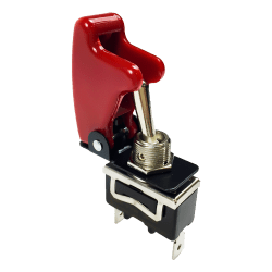 INTERRUPTOR EMERGENCIA ROJO CON TAPA SEGURIDAD CON PRECINTO SIN SIMBOLO