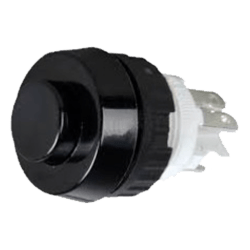 PULSADOR NEGRO SPST-NO / FASTON 6,3