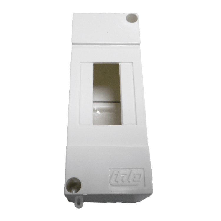 CAJA DISTRIBUCION SUPERFICIE 1x2 MODULOS - BLANCO - IP20