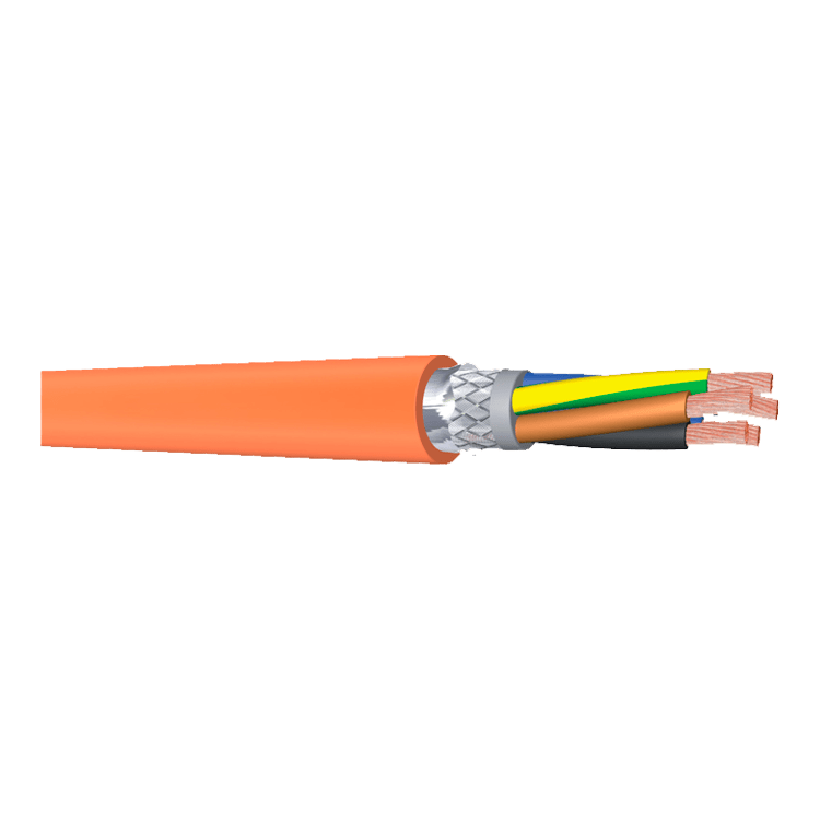CABLE SILICONA 2x4mm, HV 1000VDC (600VAC), APANTALLADO, COOPER, -40 A 180ºC.