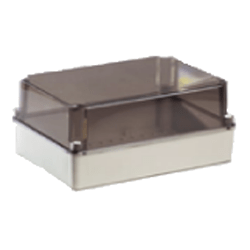 CAJA ESTANCA 540X360X180mm TAPA TRANSPARENTE