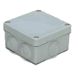 CAJA ESTANCA 100x100mm CON CONOS