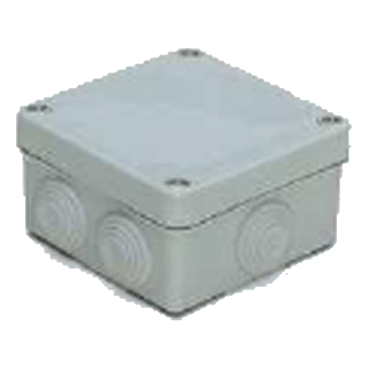 CAJA ESTANCA 100x100mm CON CONOS