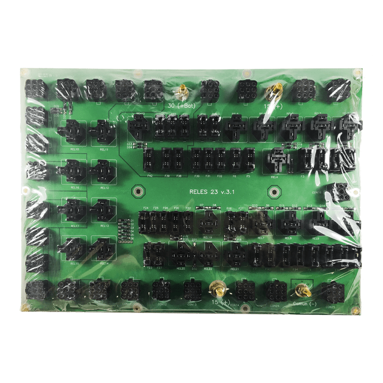 CENTRAL 23 RELES y 34 FUSIBLES - 374x269mm