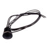 PULSADOR NEGRO D16  CON  CABLE IP67 MONTAJE EN PANEL