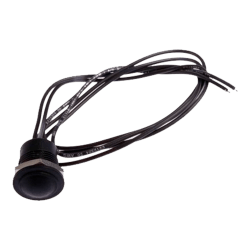 PULSADOR NEGRO D16  CON  CABLE IP67 MONTAJE EN PANEL