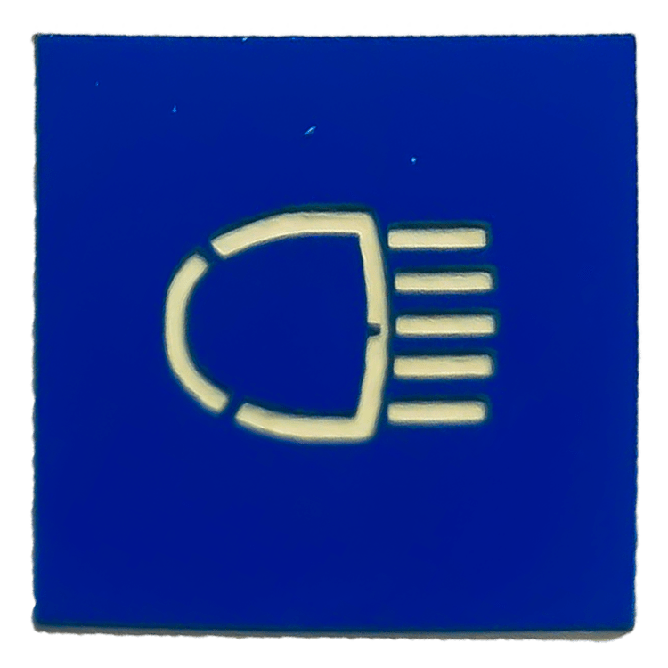 LENTILLA LUCES AZUL - SALPICADERO VDO - MAN - IVECO