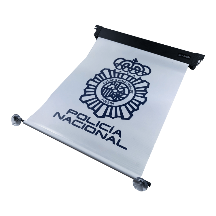 CORTINILLA CUERPO NACIONAL POLICIA 360mm DESCENDENTE