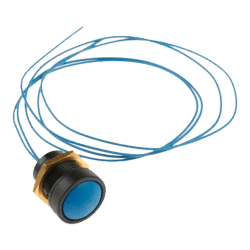 PULSADOR  AZUL IP67 CON CABLE
