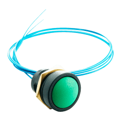 PULSADOR  VERDE IP67 CON CABLE