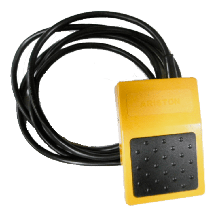 PISON PLASTICO AMARILLO CON CABLE 2mts - 6A 250V