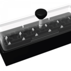 PORTAFUSIBLE TOMA TRASERA 6 FUSIBLE CON TAPA SEGURIDAD