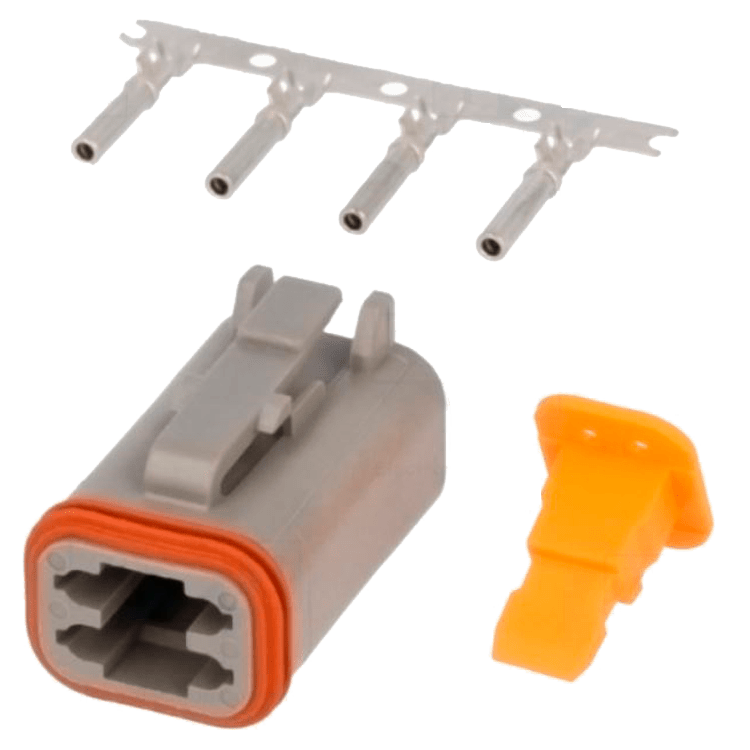 KIT CONECTOR ESTANCO 4 VIAS HEMBRA