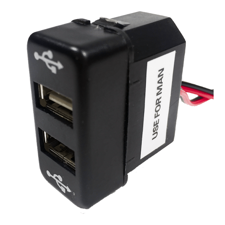 CARGADOR 2xUSB TIPO INTERRUPTOR 10/30V - 5V - 3A - MAN TGA, TGL, TGM, TGX y TGS