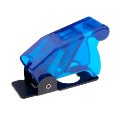 TAPA SEGURIDAD AZUL TRANSPARENTE PARA INTERRUPTOR PALANCA