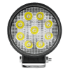 FARO TRABAJO LED REDONDO - 12/24V - 27W- LUZ CONCENTRADA